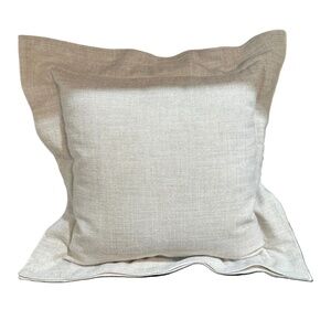 Pillows Flange Beige 20x20